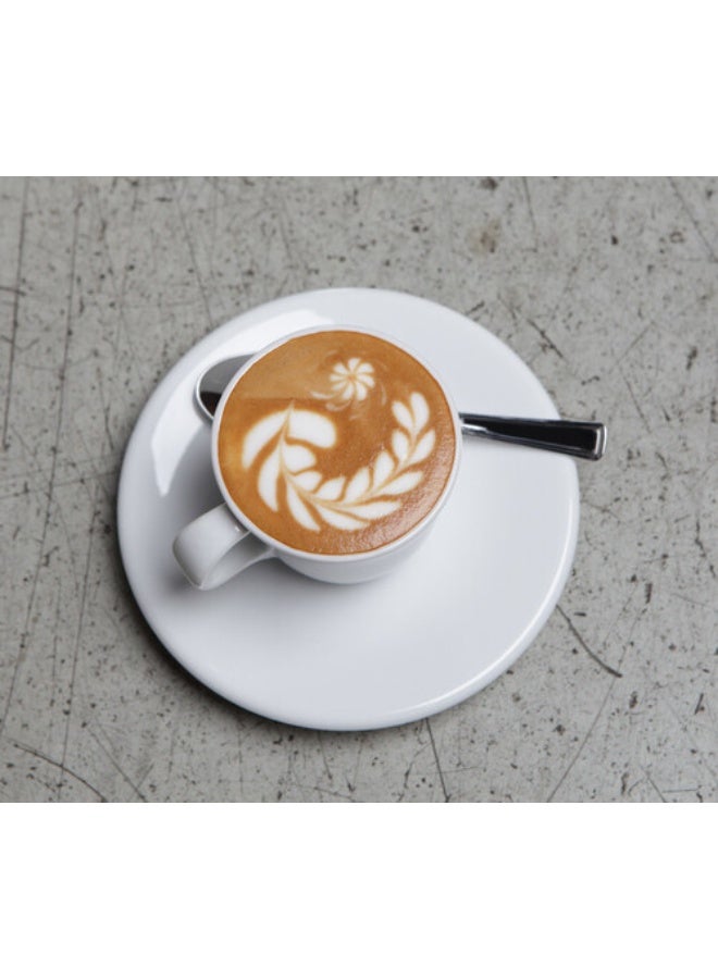 De'Longhi De’Longhi Cappuccino Cups Set of 2 – 270ml White Porcelain, Handmade, Microwave & Dishwasher Safe, Ideal for Cappuccino – DLSC309 - Image 2